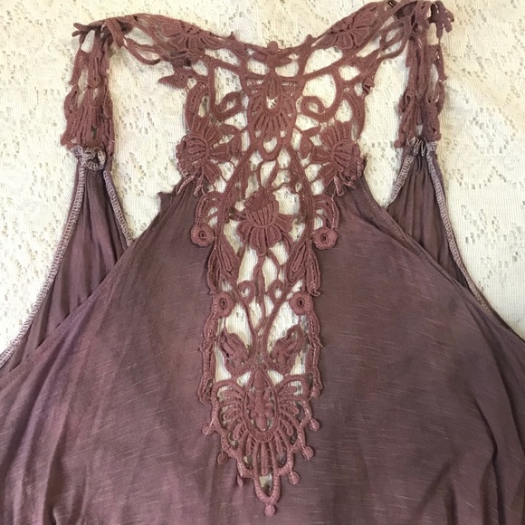 Hand dyed - Tying Flower Lace Top - Picture 3 of 3